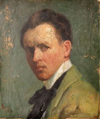 pictură - Szopos, Sándor; Autoportret