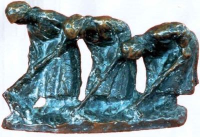 sculptură - Jalea, Ion; La prășit