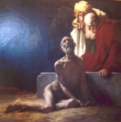 pictură - Kardos, Gyula; Iov Credinciosul