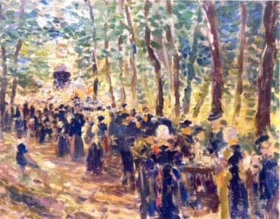 pictură - Grant, Nicolae; Serbare câmpenească (Bretania)