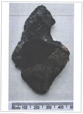 așchie; Èclat cortical