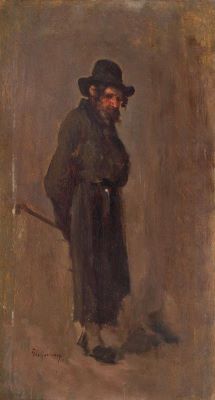 pictură de șevalet - Grigorescu, Nicolae; Evreu din Bacău