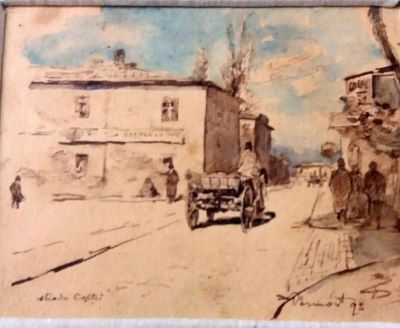 acuarelă - Vermont, Nicolae; Strada Colței