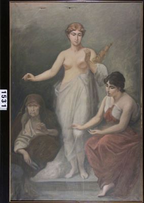 pictură de șevalet - Popp, Mișu; Cele trei Parce
