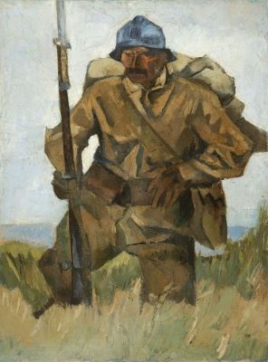 pictură de șevalet - Iser, Iosif; Ostaș
