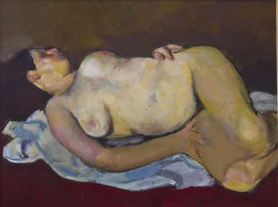 pictură de șevalet - Baba, Corneliu; Nud