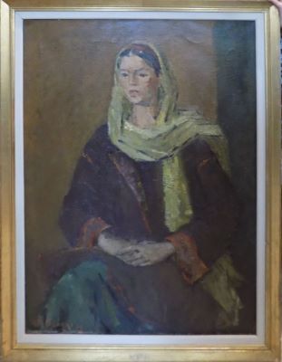 pictură de șevalet - Catargi, Henri H.; Broboada galbenă
