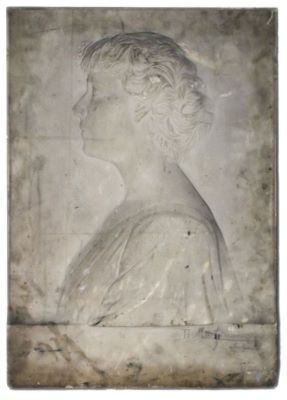 basorelief - Mățăuanu, Dumitru; Regina Maria