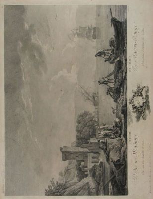 gravură - Le Bas, Jacques Philippe; (DIR.); (SC.); Vernet, Claude Joseph; (PX.); Le Bas, Jacques Philippe; (EX.); Septième Vue d’Italie
