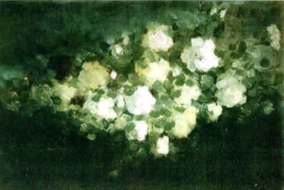 pictură - Grigorescu, Nicolae; Trandafiri sălbatici