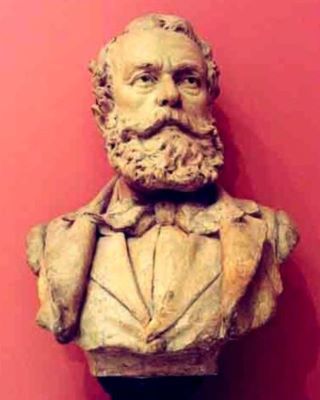 sculptură - Georgescu, Ioan; Pictorul Constantin Lecca