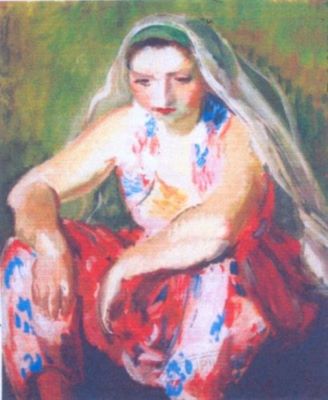 pictură - Iser, Iosif; Odaliscă