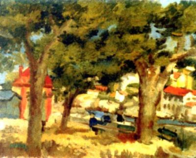 pictură - Grigorescu, Lucian; Cassis