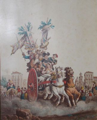 pictură - Carelli, Consalvo (Gonsalvo); Montevergine, Napoli