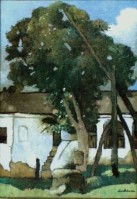 pictură - Luchian, Ștefan; Fântână la Brebu