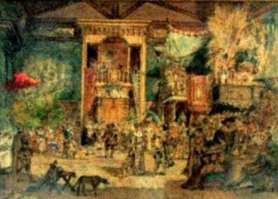 pictură - Makart, Hans; Scenă istorică