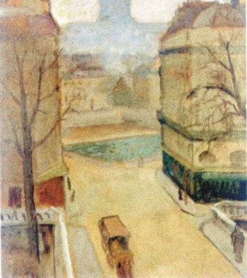 pictură - Pallady, Theodor; Pantheonul din Paris