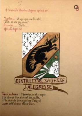 grafică - Beller, Lucia; Blazon stilizat