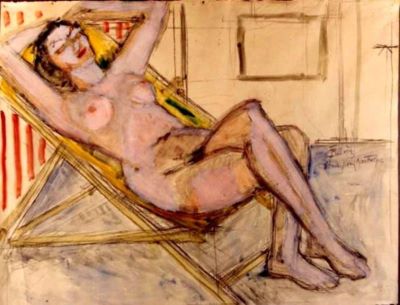 pictură - Pallady, Theodor; Studiu pentru „Nostalgie”