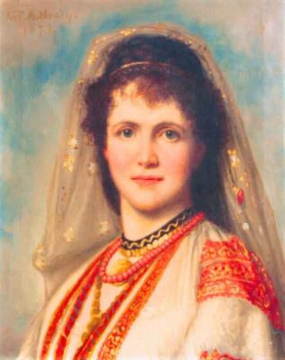 pictură - Healy, George Peter Alexander; Principesa Elisabeta