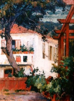 pictură - Popescu, Ștefan; Pergola