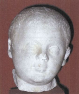 statuie; Portret de copil