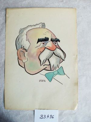 Caricatură - Tacorian, Mihail; Generalul Manu