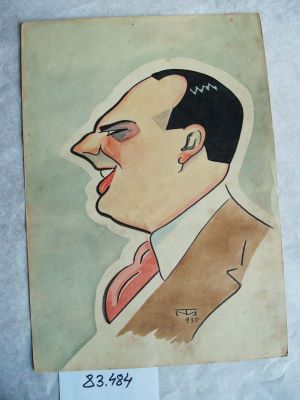 Caricatură - Tacorian, Mihail; Manolescu