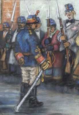 Desen - Bărbulescu, Ion (B'Arg); Ilustrație la Caragiale