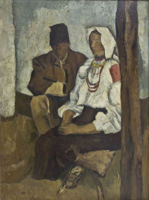 Pictură de șevalet - Iser, Iosif; Țărani