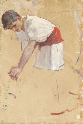 Pictură de șevalet - Vermont, Nicolae; Șatră de țigani