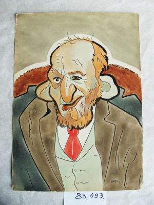Caricatură - Tacorian, Mihail; Avocat Toncescu