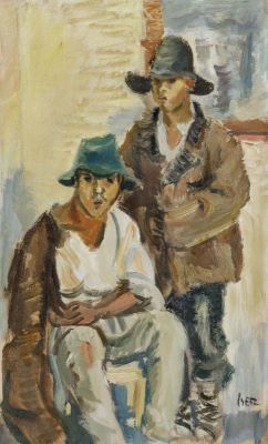 Pictură de șevalet - Iser, Iosif; Tăietori de lemne