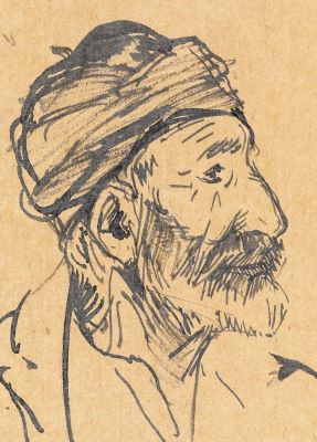 Desen - Popescu, Ștefan; Portret de turc