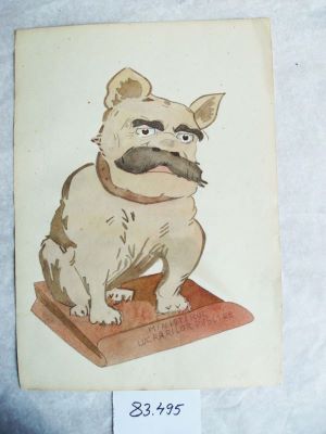 Caricatură - Tacorian, Mihail; Alexandru Bădărău/Dem Dobrescu (verso)