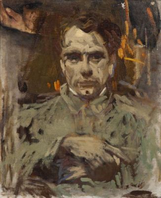 Pictură de șevalet - Tonitza, Nicolae; Autoportret