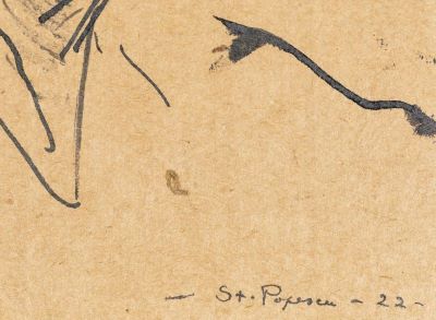 Desen - Popescu, Ștefan; Portret de turc