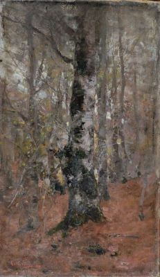Pictură pe șevalet - Grigorescu, Nicolae; Mesteceni