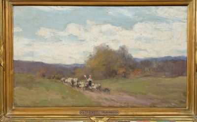 Pictură pe șevalet - Grigorescu, Nicolae; De la pășune