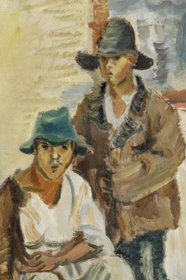 Pictură de șevalet - Iser, Iosif; Tăietori de lemne