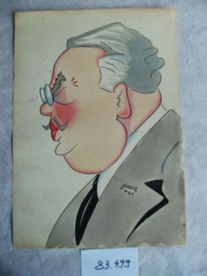 Caricatură - Tacorian, Mihail; Val Jean