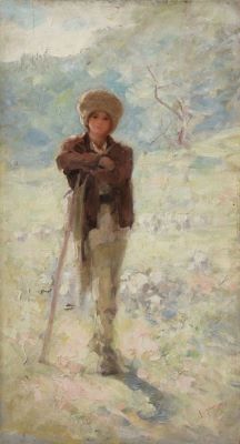 Pictură pe șevalet - Grigorescu, Nicolae; Ciobănaș