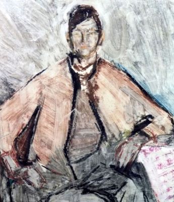 Desen - Baba, Corneliu; Studiu portret