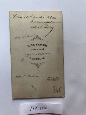 fotografie sepia - Duschek, Franz; Elena C. Suțu