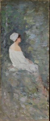 Pictură pe șevalet - Grigorescu, Nicolae; După baie