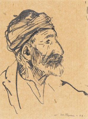 Desen - Popescu, Ștefan; Portret de turc