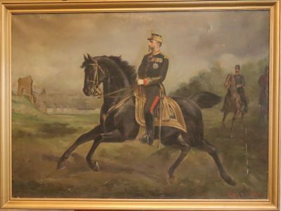 Sculptură mică - Mihail Elian de la Gruia; Regele Carol I