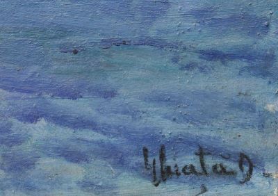Pictură de șevalet - Ghiață, Dimitrie; Peisaj la mare