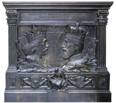 Basorelief - Storck, Frederic; Ștefan cel Mare și Carol I