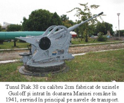 tun naval - gustloff; Flak 38 C 38 Gustloff